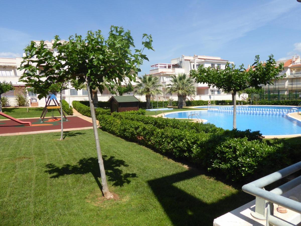 Bajo Con Terraza En Urbanizacion Familiar - Arenas Albert Villas Alcossebre Exterior foto